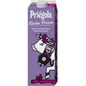 PRIEGOLA leche fresca semidesnatada 1 l